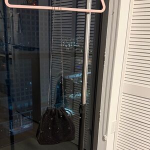 Stradivarius Black Beaded Mini Bag